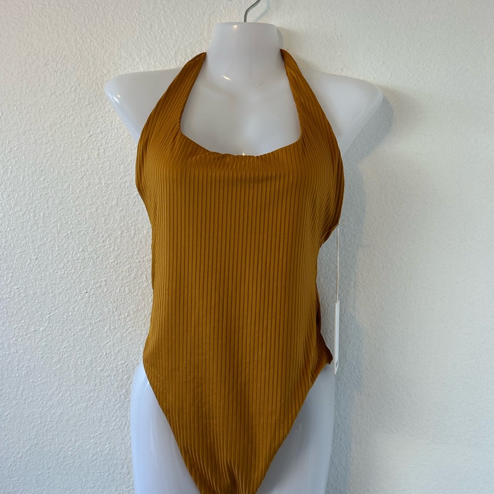 Vitamin A Alia Ribbed One Piece Swimsuit Size L - Picture 1 of 7